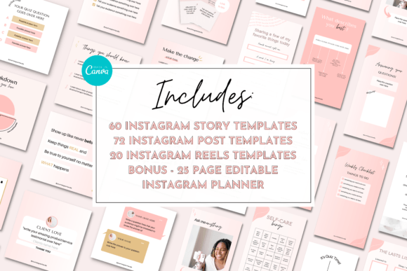 Instagram Engagement Bundle Templates - Social Canvas