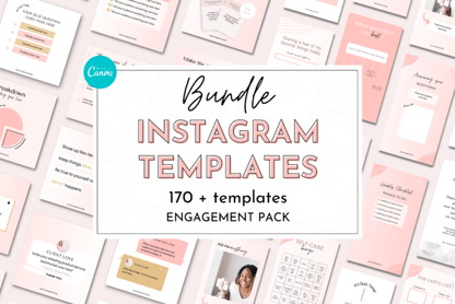 Instagram Engagement Bundle Templates - Social Canvas