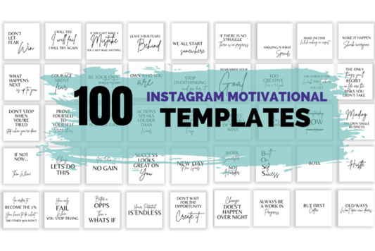 Inspirational Quote Templates for Instagram – Engaging Social Media Graphics (MRR) - Social Canvas