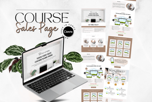 Link in Bio Canva Template – Editable Webpage Design for Instagram & TikTok (MRR) - Social Canvas