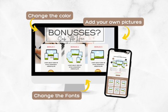 Link in Bio Canva Template – Editable Webpage Design for Instagram & TikTok (MRR) - Social Canvas