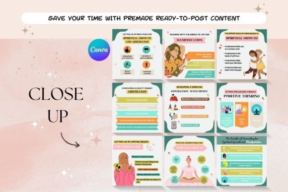 30 Life Coach Social Media Post Templates - Social Canvas