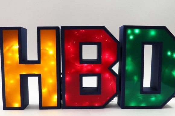 Light Alphabet Letters and Numbers Template - Social Canvas