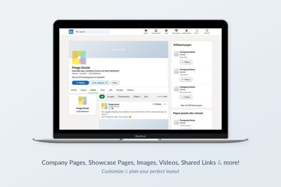 LinkedIn Social Media Mockups Pack - Social Canvas