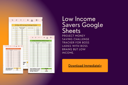 Budgeting Template for Low-Income Earners (Google Sheets) (MRR) - Social Canvas