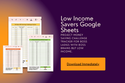 Budgeting Template for Low-Income Earners (Google Sheets) (MRR) - Social Canvas