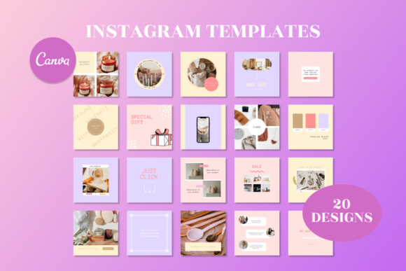 Mega Craft Business Bundle Kit – Editable Canva Templates for Crafters & Small Businesses - Social Canvas