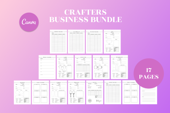 Mega Craft Business Bundle Kit – Editable Canva Templates for Crafters & Small Businesses - Social Canvas
