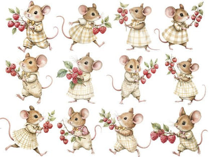 Minnie Animals Mouse Strawberry Clipart - Social Canvas