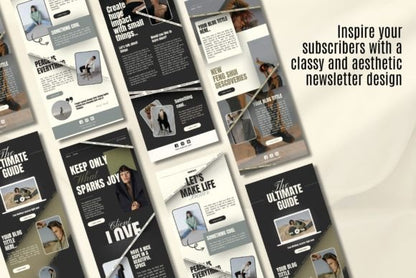 Modern Email Newsletter Design (Canva Template) (MRR) - Social Canvas
