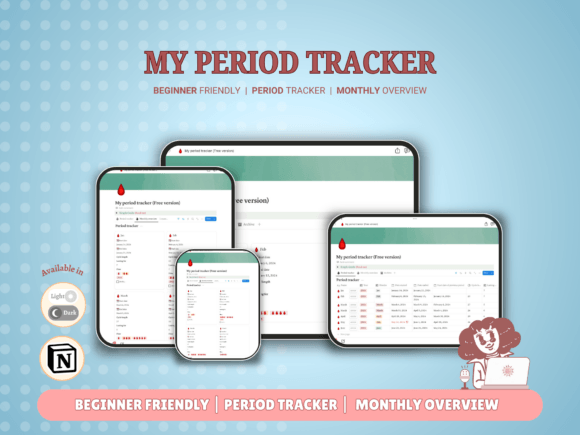 Notion Period Tracker Template (MRR) - Social Canvas