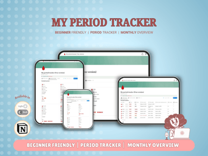 Notion Period Tracker Template (MRR) - Social Canvas