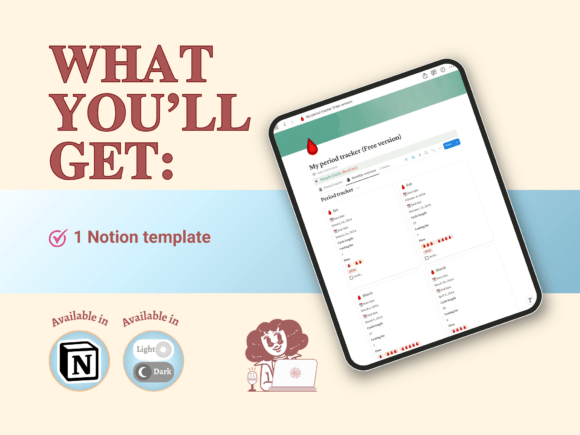 Notion Period Tracker Template (MRR) - Social Canvas