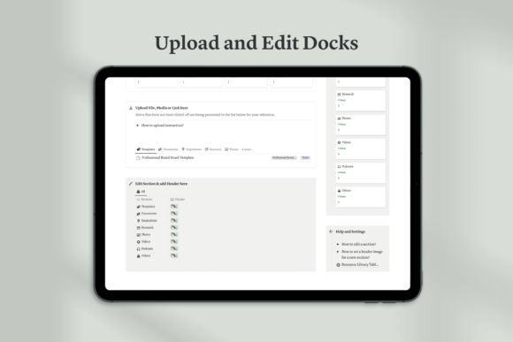 Notion Resource Library Hub - Social Canvas