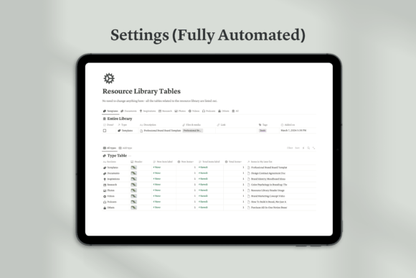 Notion Resource Library Hub - Social Canvas