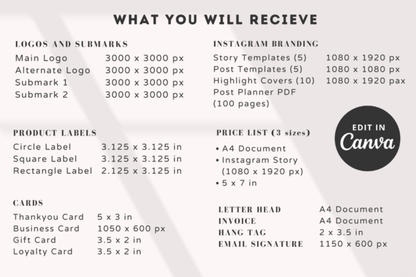 Online Business Branding Kit – Editable Canva Templates for Entrepreneurs & Small Businesses - Social Canvas