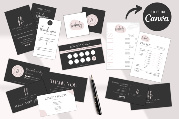 Online Business Branding Kit – Editable Canva Templates for Entrepreneurs & Small Businesses - Social Canvas