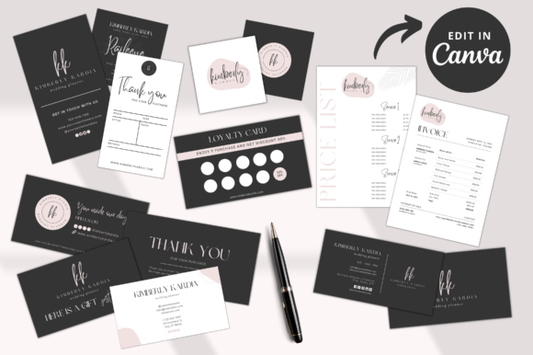 Online Business Branding Kit – Editable Canva Templates for Entrepreneurs & Small Businesses - Social Canvas