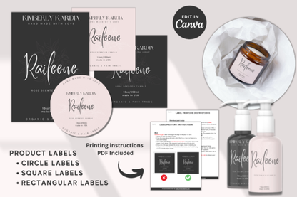 Online Business Branding Kit – Editable Canva Templates for Entrepreneurs & Small Businesses - Social Canvas