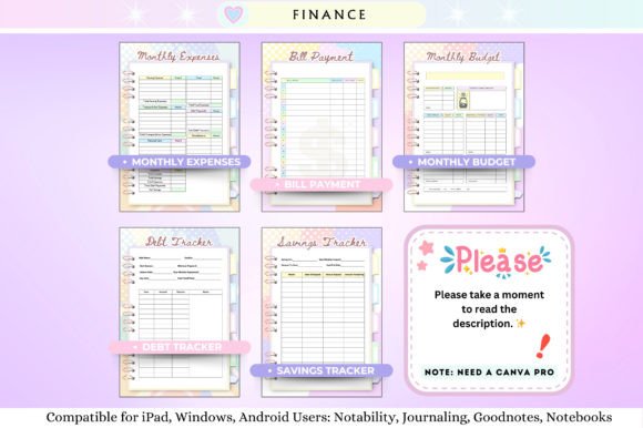 Undated Digital Planner – Editable Canva Template with PLR & Resell Rights (MRR) - Social Canvas