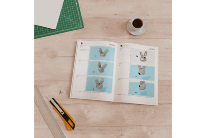 3D Papercraft Bunny - Social Canvas