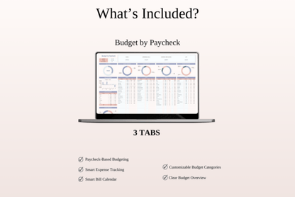 Paycheck Budgeting Power Tools – Excel & Google Sheets Templates for Income & Expense Tracking - Social Canvas