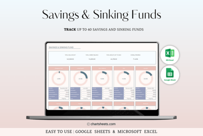Monthly Budget Planner (Excel Template) (MRR) - Social Canvas