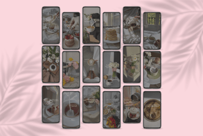 Pink Faceless Instagram Reels Bundle – PLR Canva Templates for Coaches & Creators (MRR) - Social Canvas