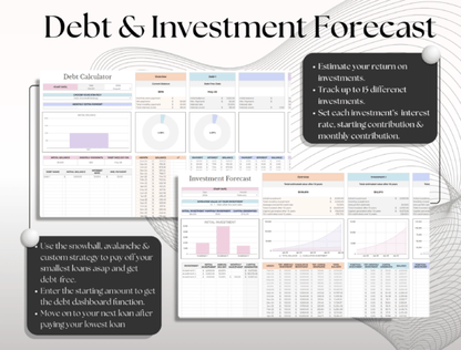 All-in-One Household Budget Tracker (MRR) - Social Canvas