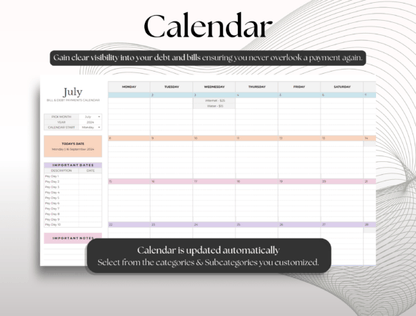All-in-One Household Budget Tracker (MRR) - Social Canvas