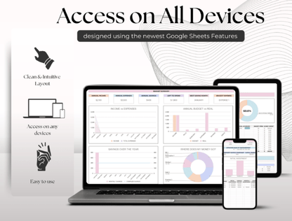 All-in-One Household Budget Tracker (MRR) - Social Canvas
