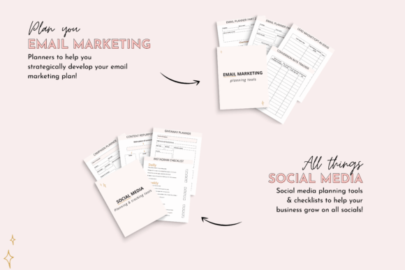 Printable Small Business Planner – 115-Page PDF for Entrepreneurs & Coaches - Social Canvas