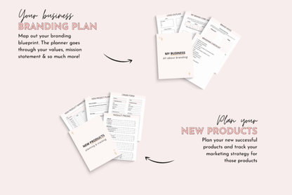 Printable Small Business Planner – 115-Page PDF for Entrepreneurs & Coaches - Social Canvas