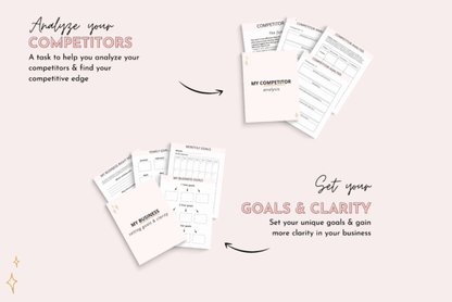 Printable Small Business Planner – 115-Page PDF for Entrepreneurs & Coaches - Social Canvas