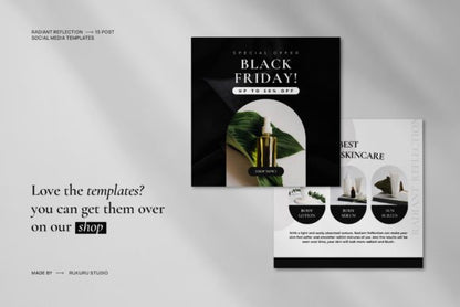 Radiant Reflection Social Media Template - Social Canvas