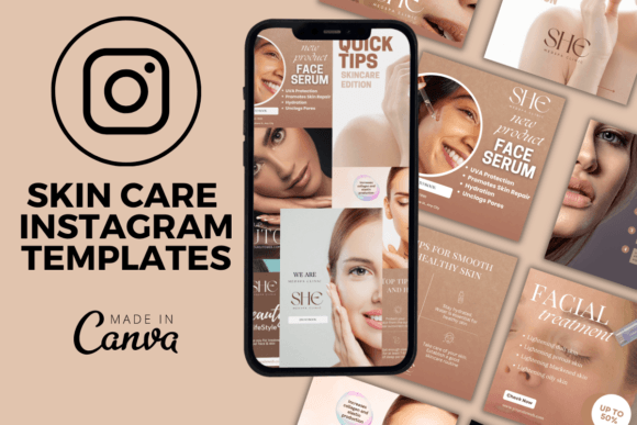 Skin Care Social Media Templates - Social Canvas