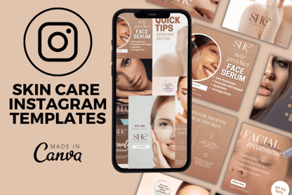 Skin Care Social Media Templates - Social Canvas