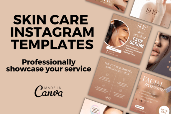 Skin Care Social Media Templates - Social Canvas