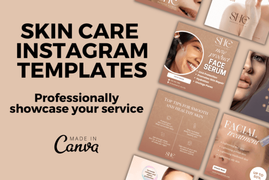 Skin Care Social Media Templates - Social Canvas