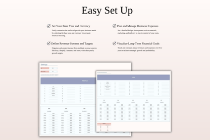 Small Business Bookkeeping Spreadsheet – Excel & Google Sheets Template for Income & Expense Tracking - Social Canvas