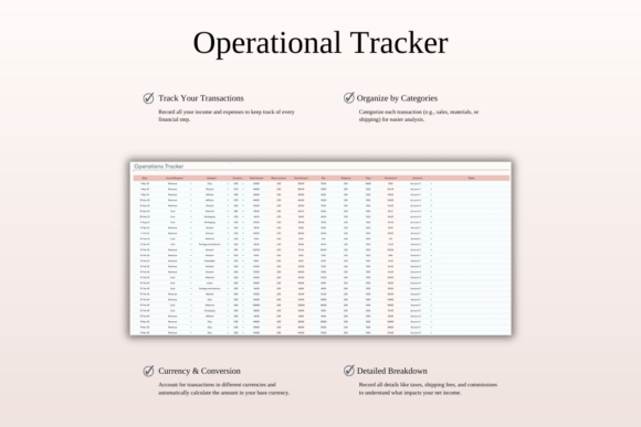 Small Business Bookkeeping Spreadsheet – Excel & Google Sheets Template for Income & Expense Tracking - Social Canvas