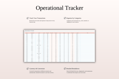 Small Business Bookkeeping Spreadsheet – Excel & Google Sheets Template for Income & Expense Tracking - Social Canvas