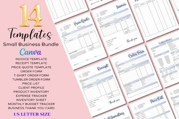 Small Business Document Bundle – Editable Canva Templates for Branding & Operations - Social Canvas