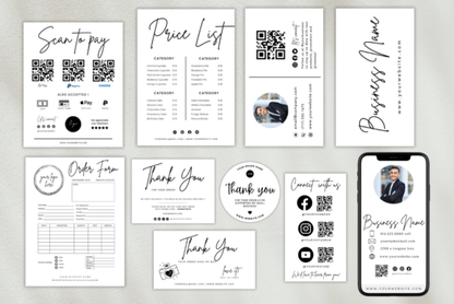 Small Business Craft Fair Kit – Canva Signage, Price Tags & Display Templates - Social Canvas