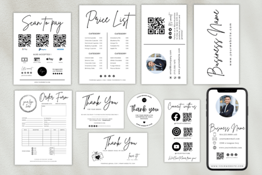 Small Business Craft Fair Kit – Canva Signage, Price Tags & Display Templates - Social Canvas