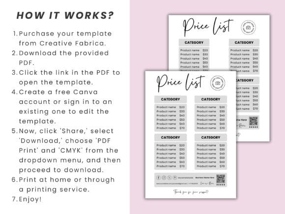 Small Business Sign Bundle – Editable Canva Templates for Shops & Market Displays - Social Canvas