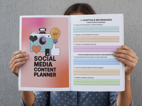 Social Media Content Planner – Editable Canva Template for Monthly Post Planning - Social Canvas