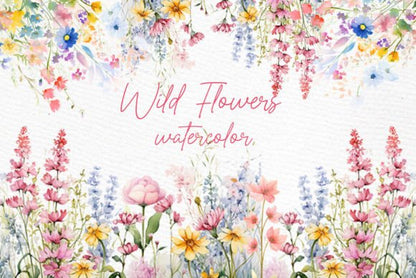 Wildflower Spring Clipart Collection (PNG) (MRR) - Social Canvas