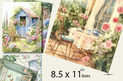 Spring Garden Junk Journal - Social Canvas