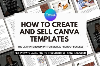 Canva Digital Product Business Kit – Start Selling Printables & Templates Online (MRR) - Social Canvas